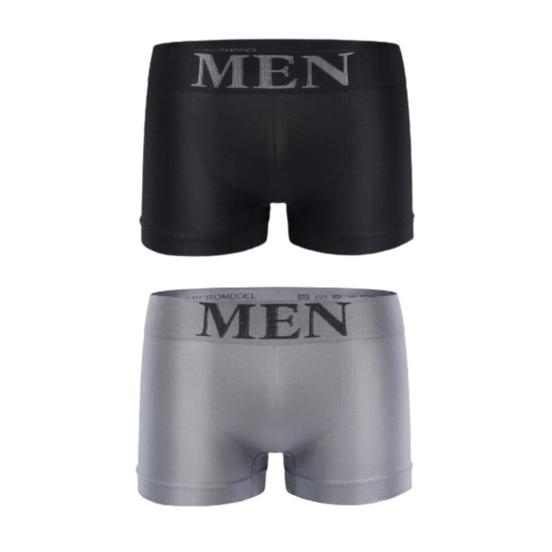 Kit com 5 Cuecas Boxer Masculinas Microfibra - Cores Variadas e Sortidas